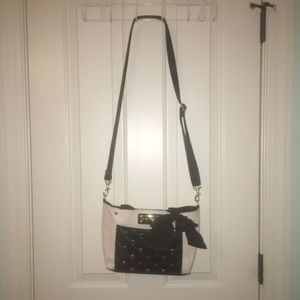 Betsey Johnson black and white purse!